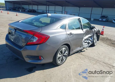 2018 Honda Civic Ex из США, поврежденный, VIN JHMFC1F39JX037550